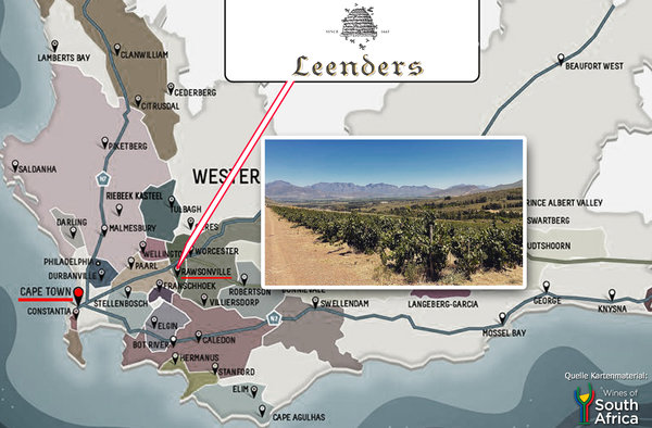 Leenders Family Wines - Karte